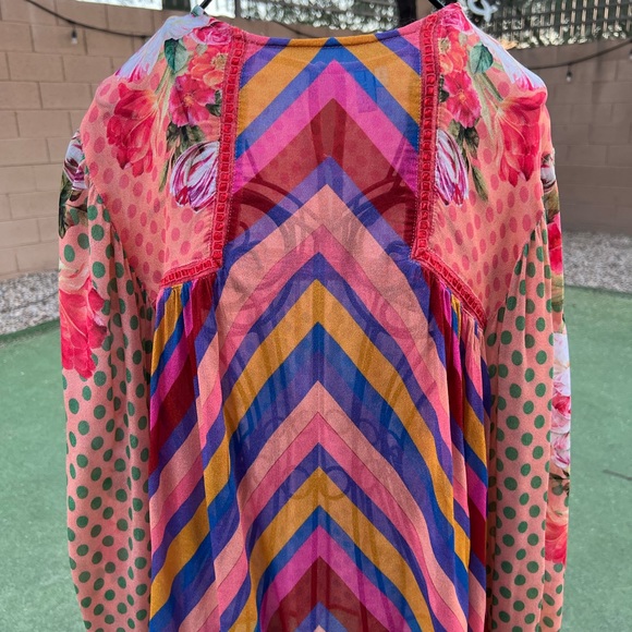 EUC Bl-nk London Anthropologie Miranda Peasant Blouse Sz Small *Sold Out* - Picture 2 of 7